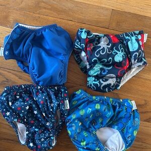 Toddler Swim Diapers - Blue & Navy Assorted Prints